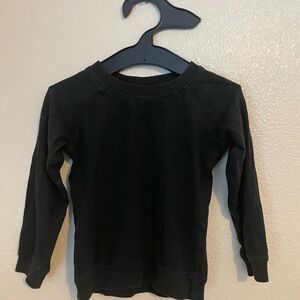 Colored Organics Black Kids Sweatshirt